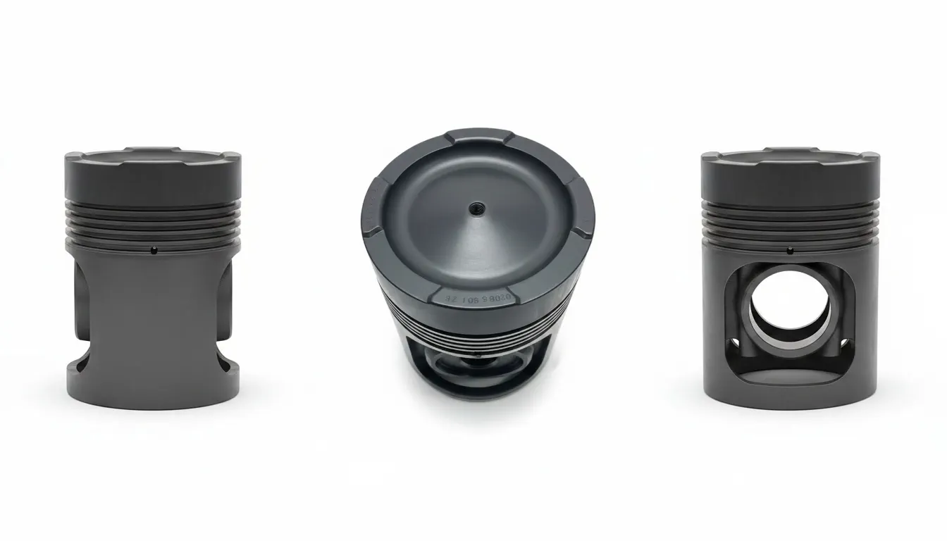 Marine diesel engine piston